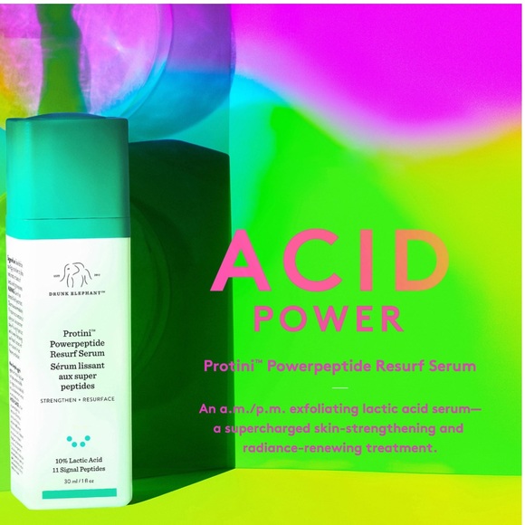 🐘Drunk Elephant🐘 Protini™ Powerpeptide Resurfacing Serum with Lactic Acid - Picture 9 of 10